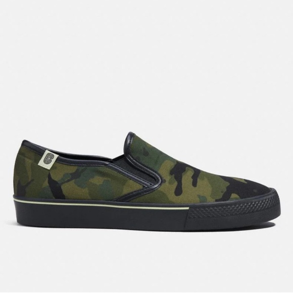 Coach Slip On Skate Sneaker In Camo Print CA011 Men’s - Picture 12 of 16